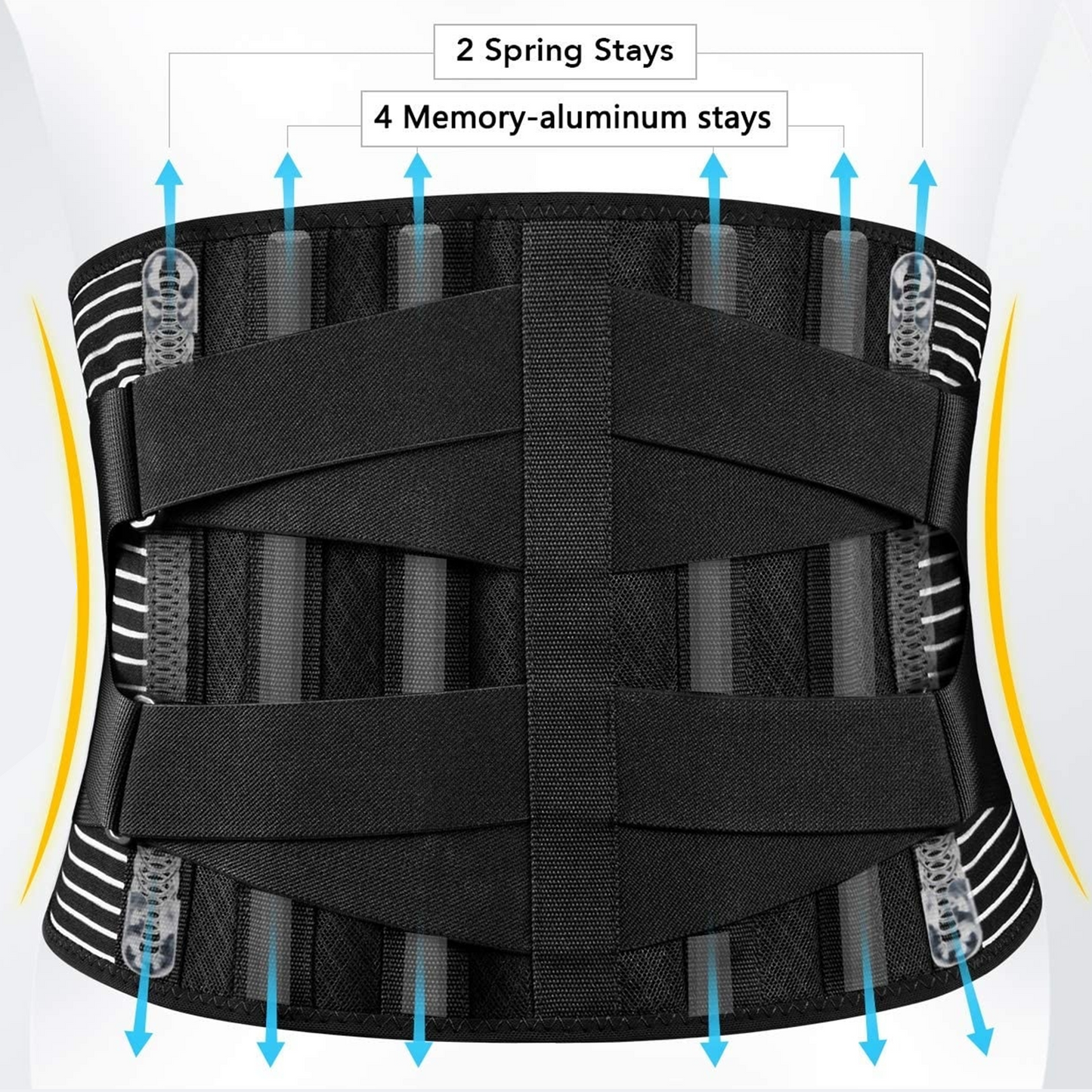 Adjustable Lower Back Brace — Lumbar Support Belt