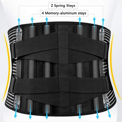 Adjustable Lower Back Brace — Lumbar Support Belt
