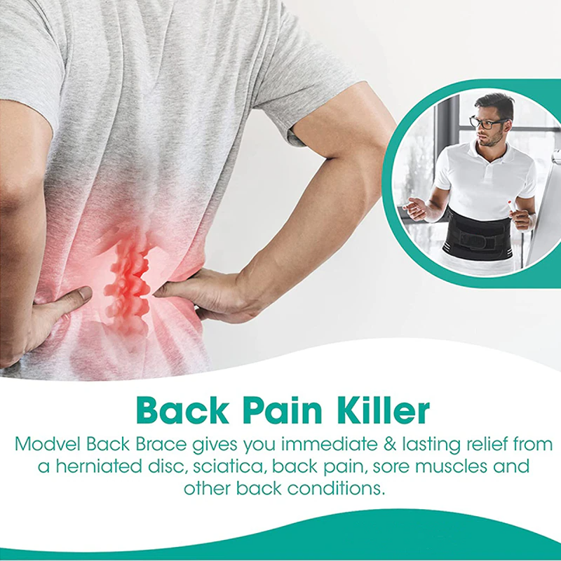 Adjustable Lower Back Brace — Lumbar Support Belt