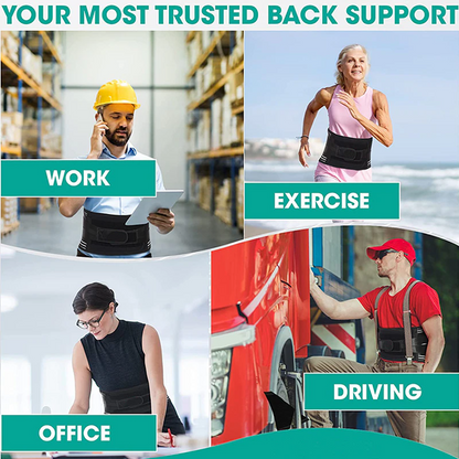Adjustable Lower Back Brace — Lumbar Support Belt