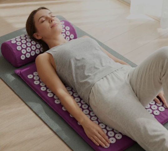 Acupressure Mat & Pillow Set — Back, Neck & Sciatica Relief