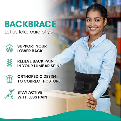 Adjustable Lower Back Brace — Lumbar Support Belt